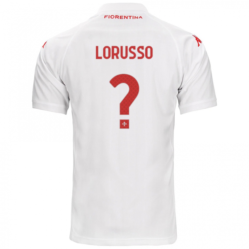 Kinder Angelo Lorusso #0 Weiß Auswärtstrikot Trikot 2024/25 T-Shirt