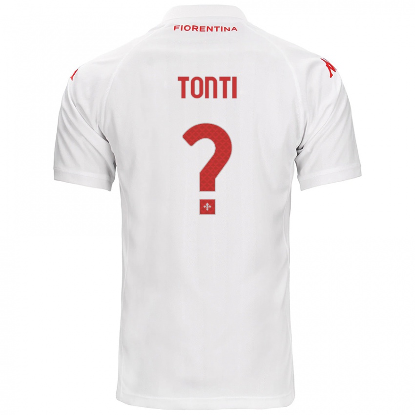 Kinder Federico Tonti #0 Weiß Auswärtstrikot Trikot 2024/25 T-Shirt