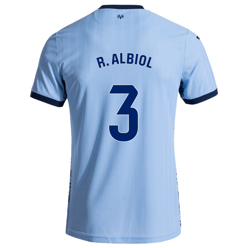 Kinder Raúl Albiol #3 Himmelblau Auswärtstrikot Trikot 2024/25 T-Shirt