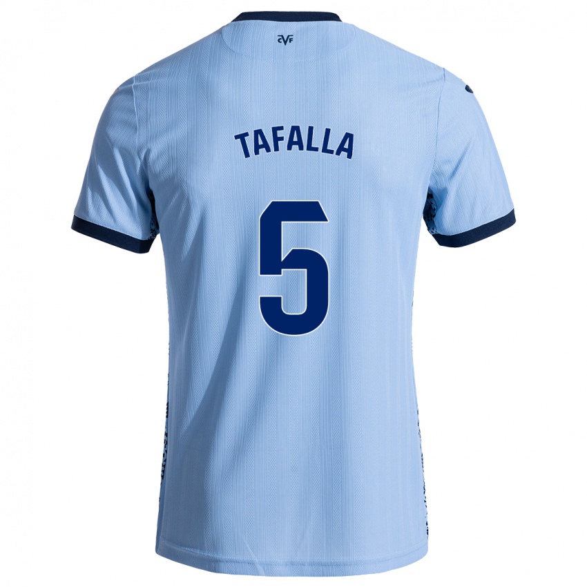 Kinder Fran Tafalla #5 Himmelblau Auswärtstrikot Trikot 2024/25 T-Shirt