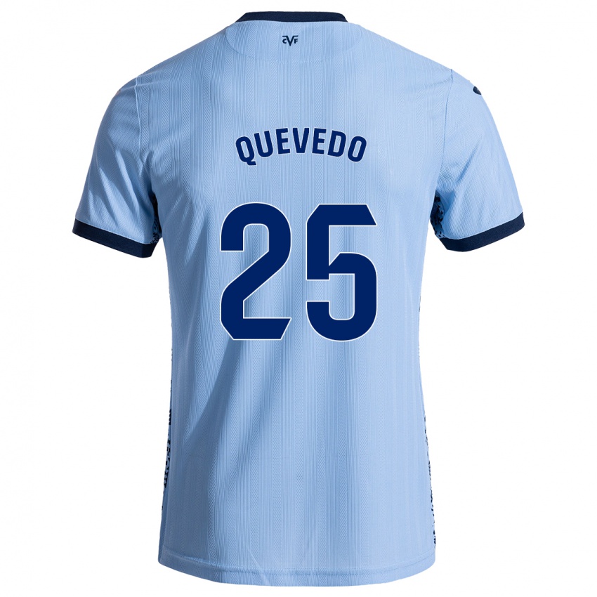 Kinder Alex Quevedo #25 Himmelblau Auswärtstrikot Trikot 2024/25 T-Shirt