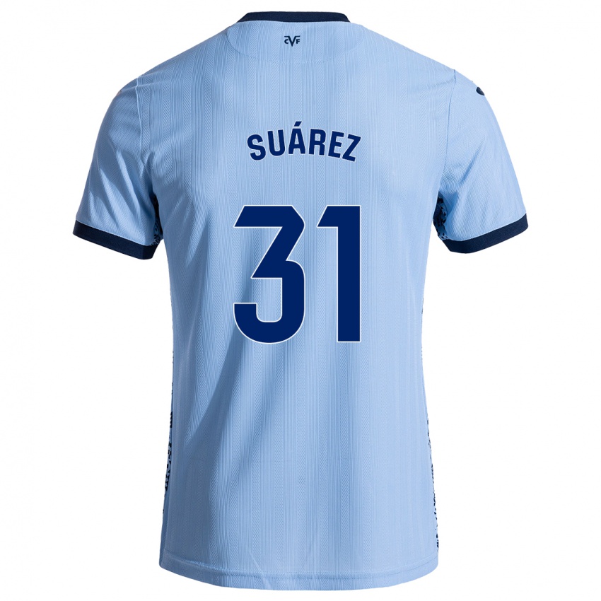 Kinder Adri Suárez #31 Himmelblau Auswärtstrikot Trikot 2024/25 T-Shirt