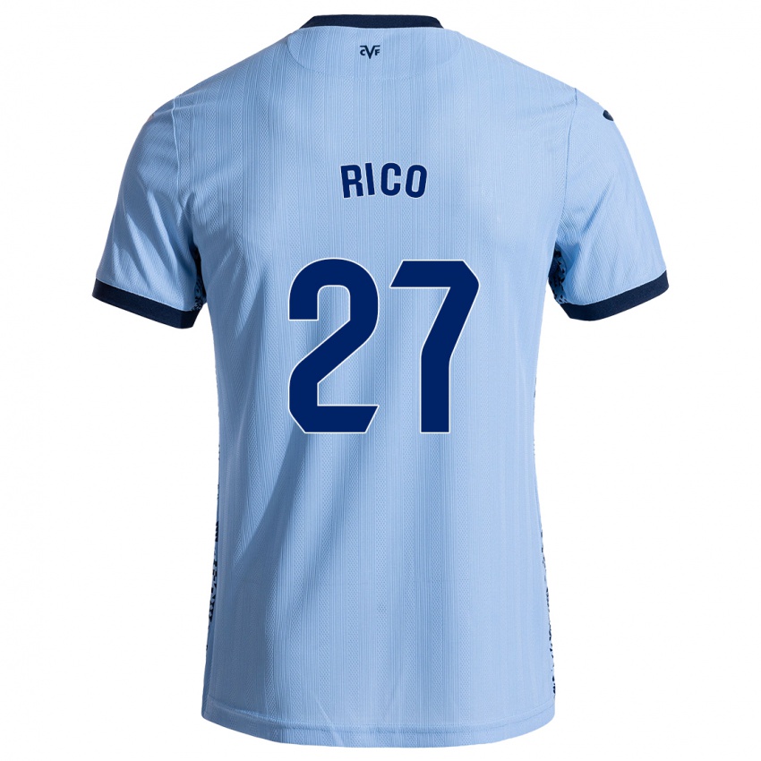 Kinder Vera Rico #27 Himmelblau Auswärtstrikot Trikot 2024/25 T-Shirt