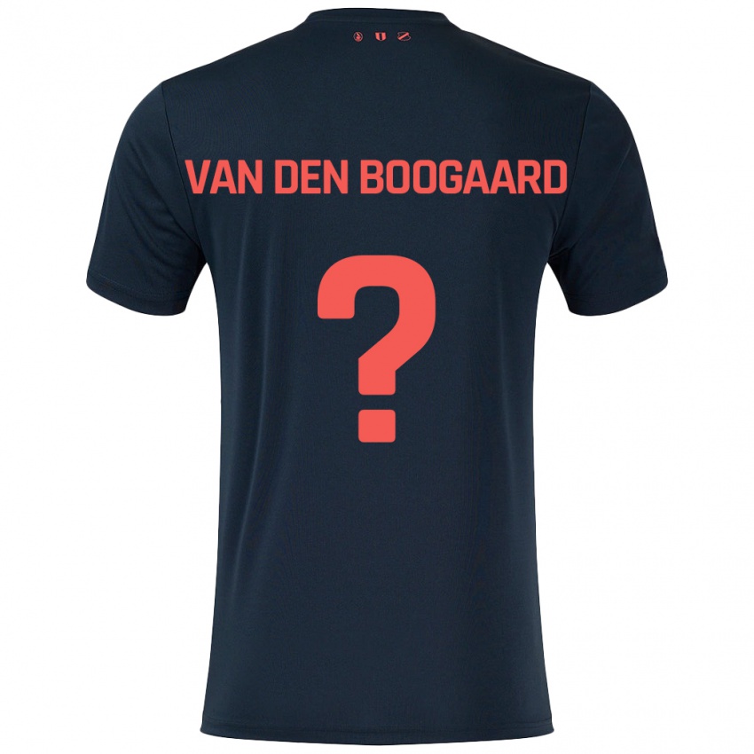 Kinder Brian Van Den Boogaard #0 Schwarz Rot Auswärtstrikot Trikot 2024/25 T-Shirt