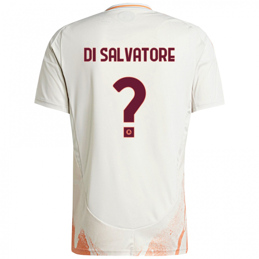 Kinder Diego Di Salvatore #0 Cremeweiß Orange Auswärtstrikot Trikot 2024/25 T-Shirt