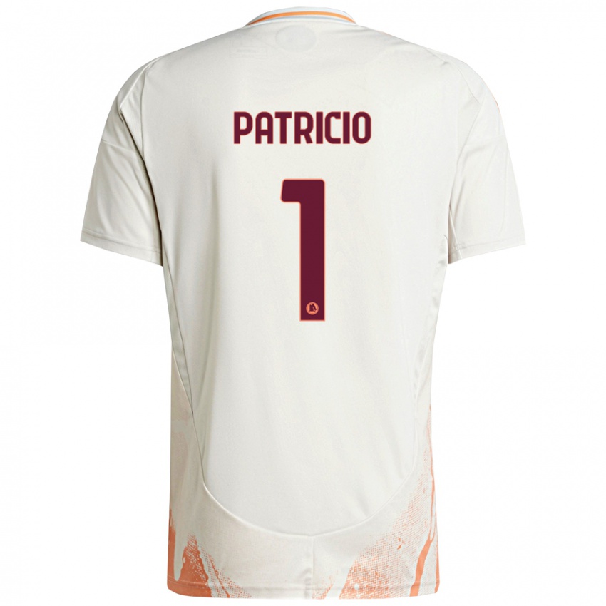 Kinder Rui Patricio #1 Cremeweiß Orange Auswärtstrikot Trikot 2024/25 T-Shirt