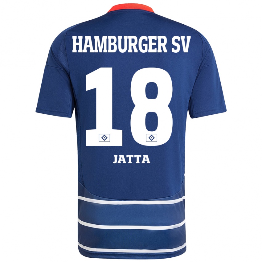 Kinder Bakery Jatta #18 Dunkelblau Auswärtstrikot Trikot 2024/25 T-Shirt