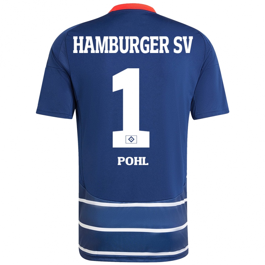 Kinder Christina Pohl #1 Dunkelblau Auswärtstrikot Trikot 2024/25 T-Shirt