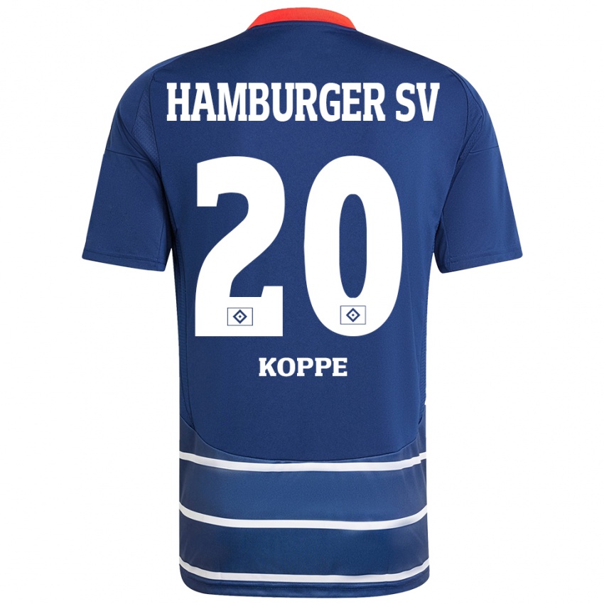 Kinder Katharina Köppe #20 Dunkelblau Auswärtstrikot Trikot 2024/25 T-Shirt