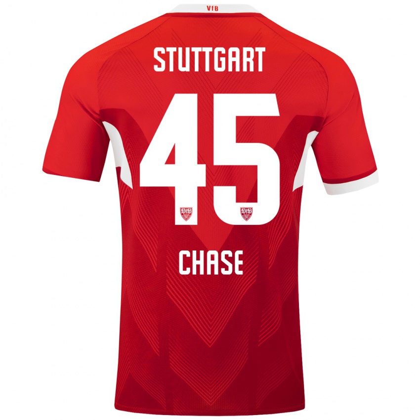 Kinder Anrie Chase #45 Rot Weiß Auswärtstrikot Trikot 2024/25 T-Shirt