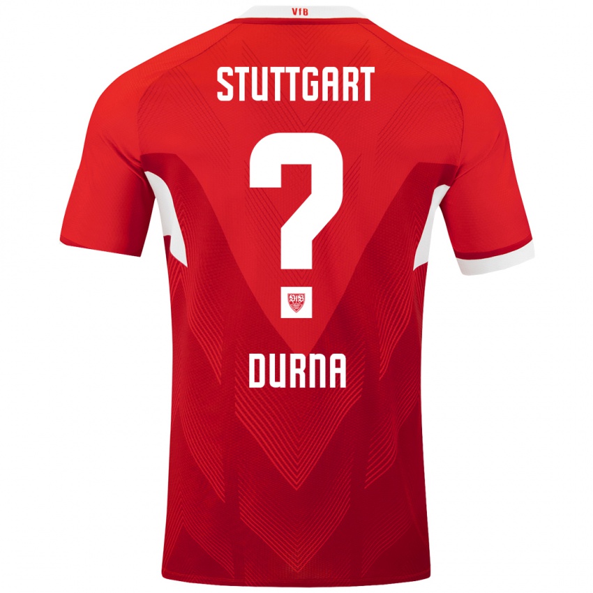 Kinder Tuncay Durna #0 Rot Weiß Auswärtstrikot Trikot 2024/25 T-Shirt