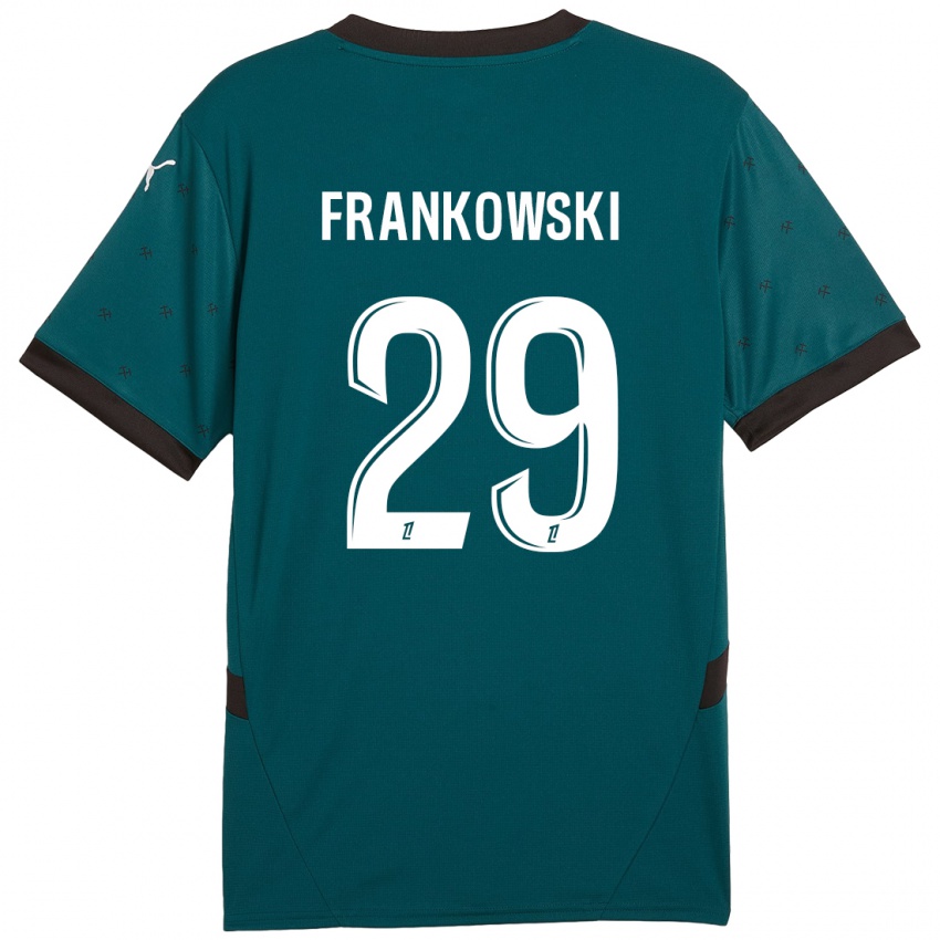 Kinder Przemyslaw Frankowski #29 Dunkelgrün Auswärtstrikot Trikot 2024/25 T-Shirt