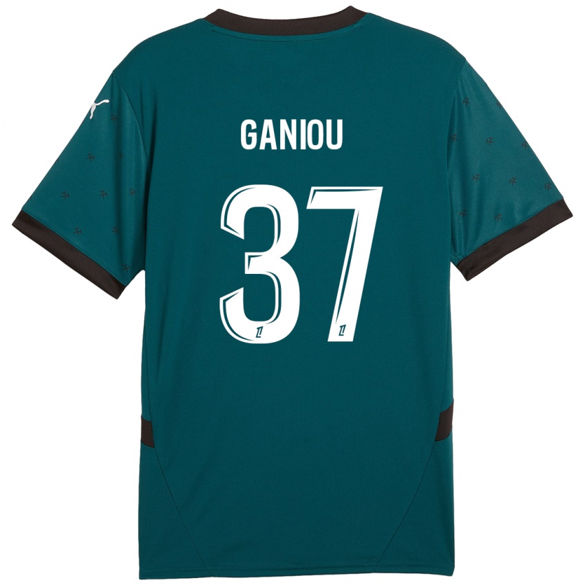 Kinder Ismaëlo Ganiou #37 Dunkelgrün Auswärtstrikot Trikot 2024/25 T-Shirt