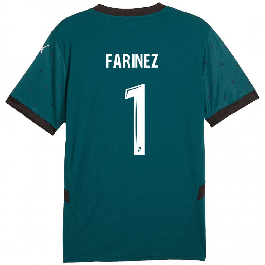 Kinder Wuilker Fariñez #1 Dunkelgrün Auswärtstrikot Trikot 2024/25 T-Shirt