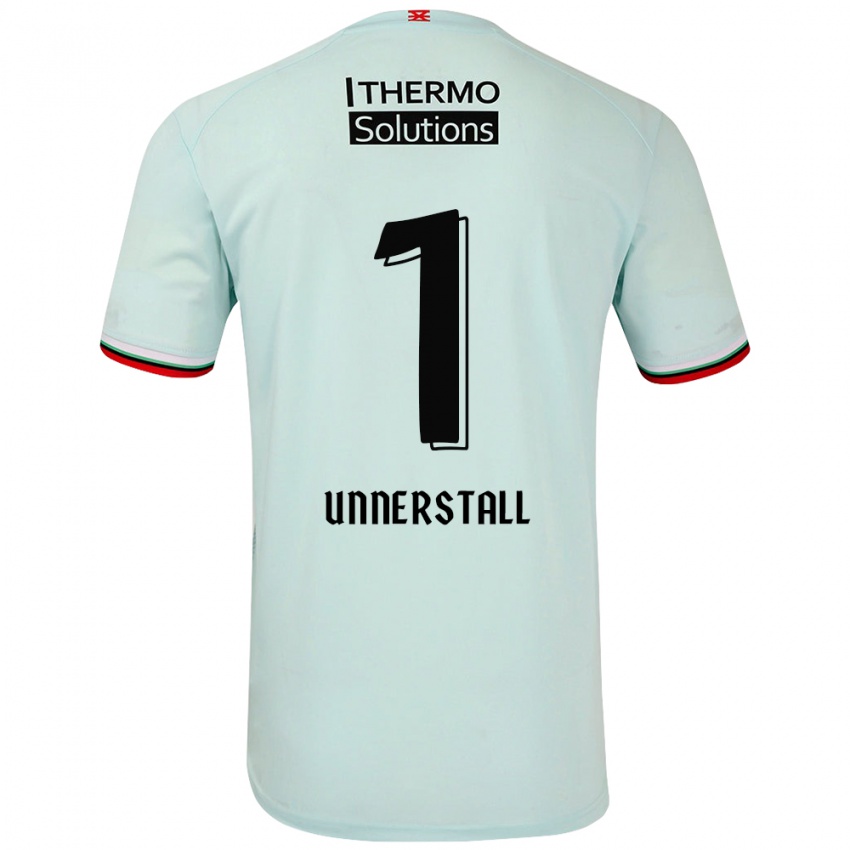 Kinder Lars Unnerstall #1 Hellgrün Auswärtstrikot Trikot 2024/25 T-Shirt