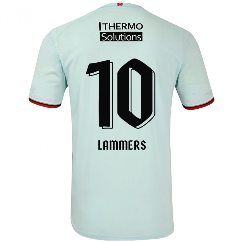 Kinder Sam Lammers #10 Hellgrün Auswärtstrikot Trikot 2024/25 T-Shirt