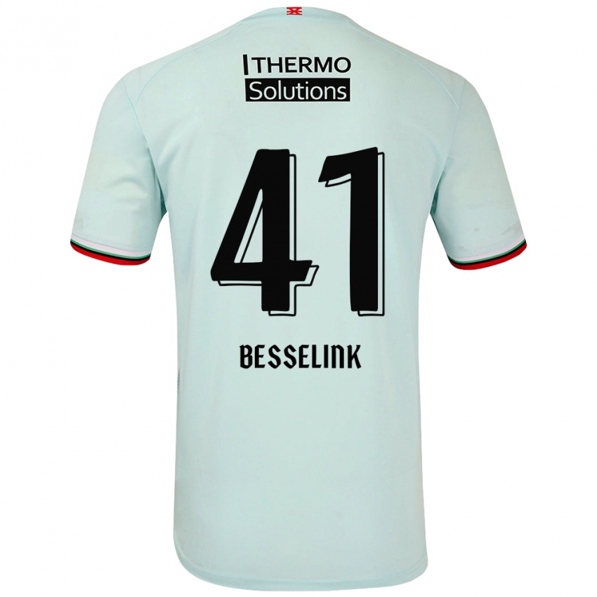 Kinder Gijs Besselink #41 Hellgrün Auswärtstrikot Trikot 2024/25 T-Shirt