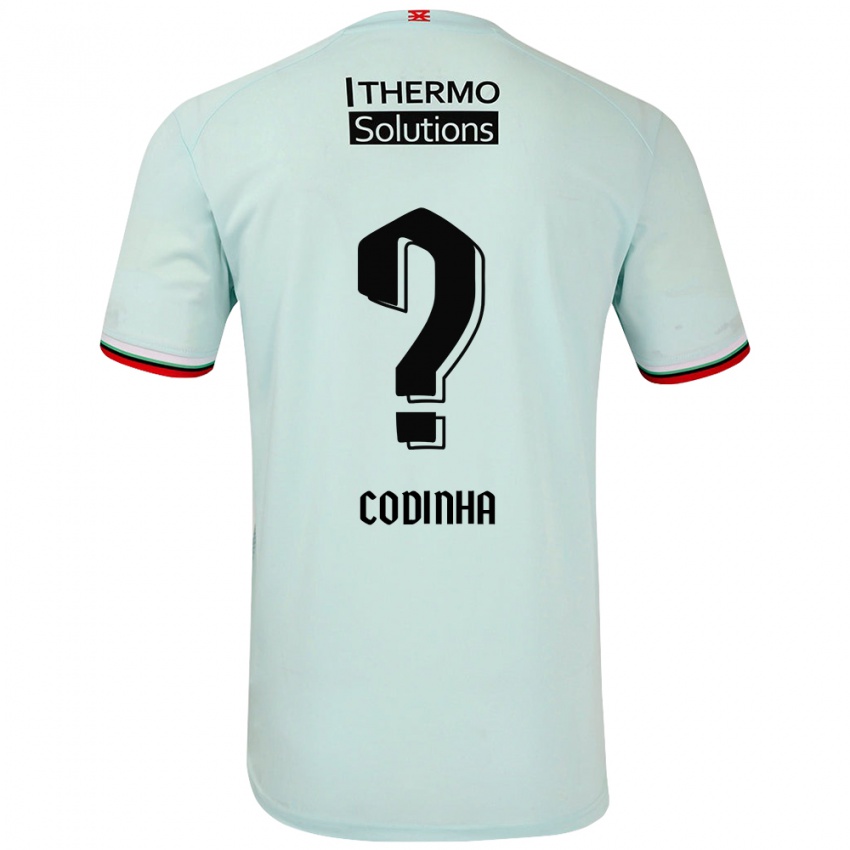 Kinder Tiago Codinha #0 Hellgrün Auswärtstrikot Trikot 2024/25 T-Shirt