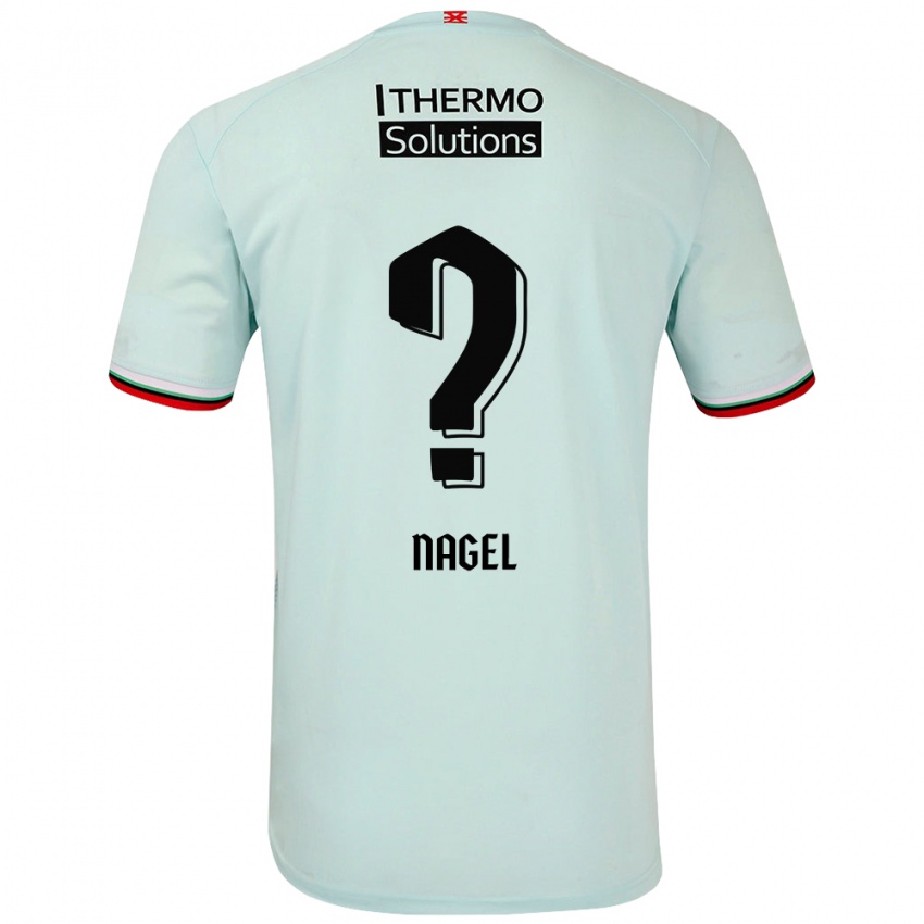 Kinder Benjamin Nagel #0 Hellgrün Auswärtstrikot Trikot 2024/25 T-Shirt