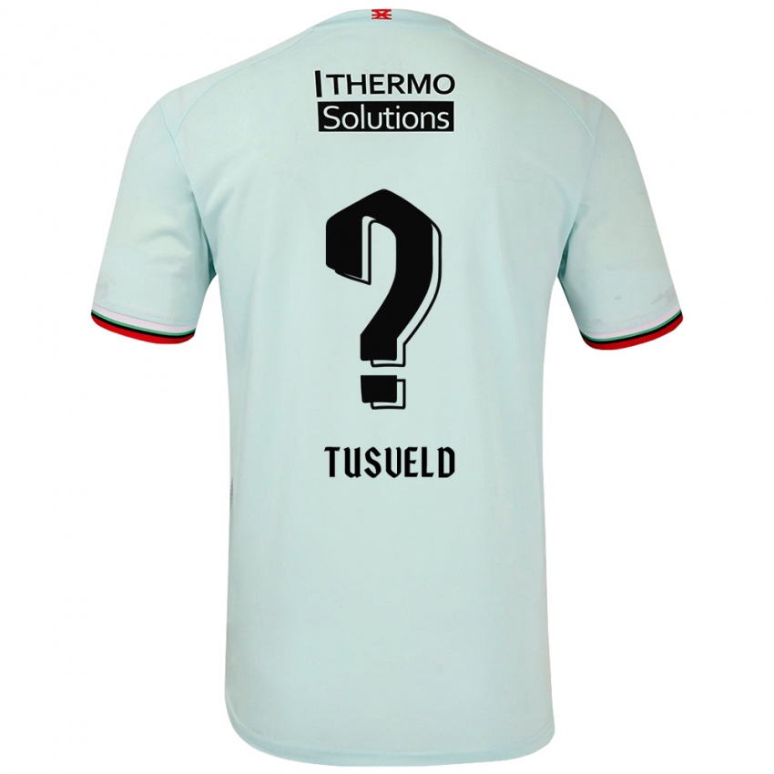 Kinder Tijn Tusveld #0 Hellgrün Auswärtstrikot Trikot 2024/25 T-Shirt