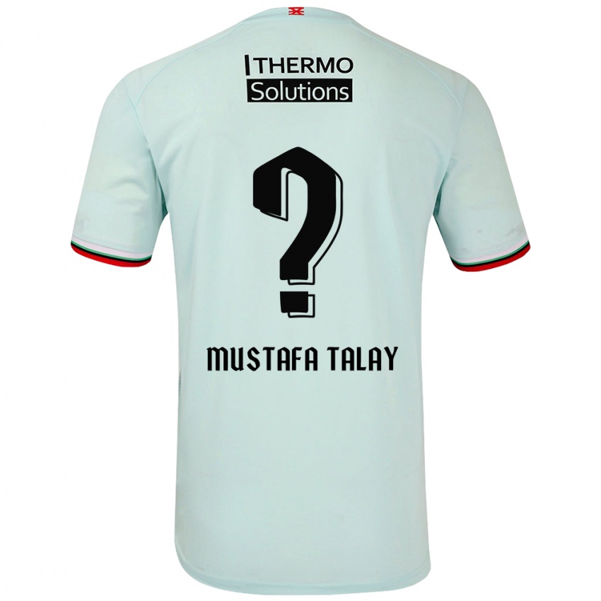 Kinder Kaan Mustafa Talay #0 Hellgrün Auswärtstrikot Trikot 2024/25 T-Shirt