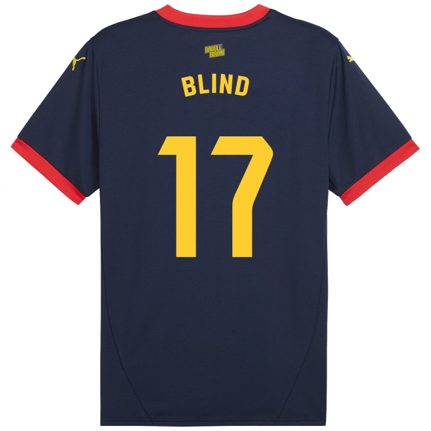 Kinder Daley Blind #17 Marinerot Auswärtstrikot Trikot 2024/25 T-Shirt