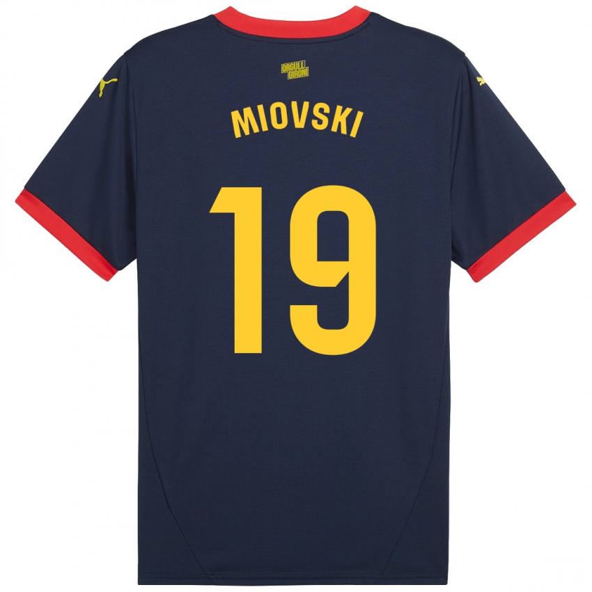 Kinder Bojan Miovski #19 Marinerot Auswärtstrikot Trikot 2024/25 T-Shirt