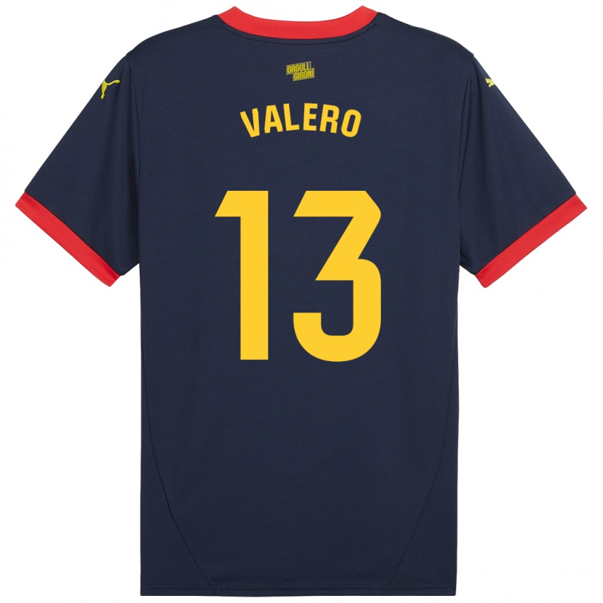 Kinder Eliana Valero #13 Marinerot Auswärtstrikot Trikot 2024/25 T-Shirt