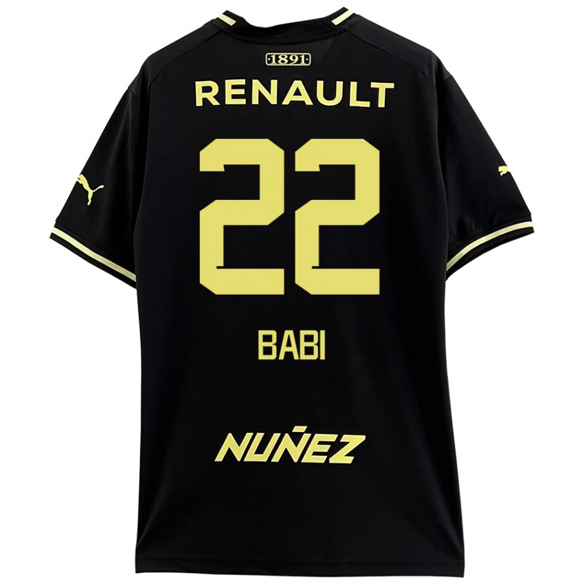 Kinder Matheus Babi #22 Schwarz Gelb Auswärtstrikot Trikot 2024/25 T-Shirt