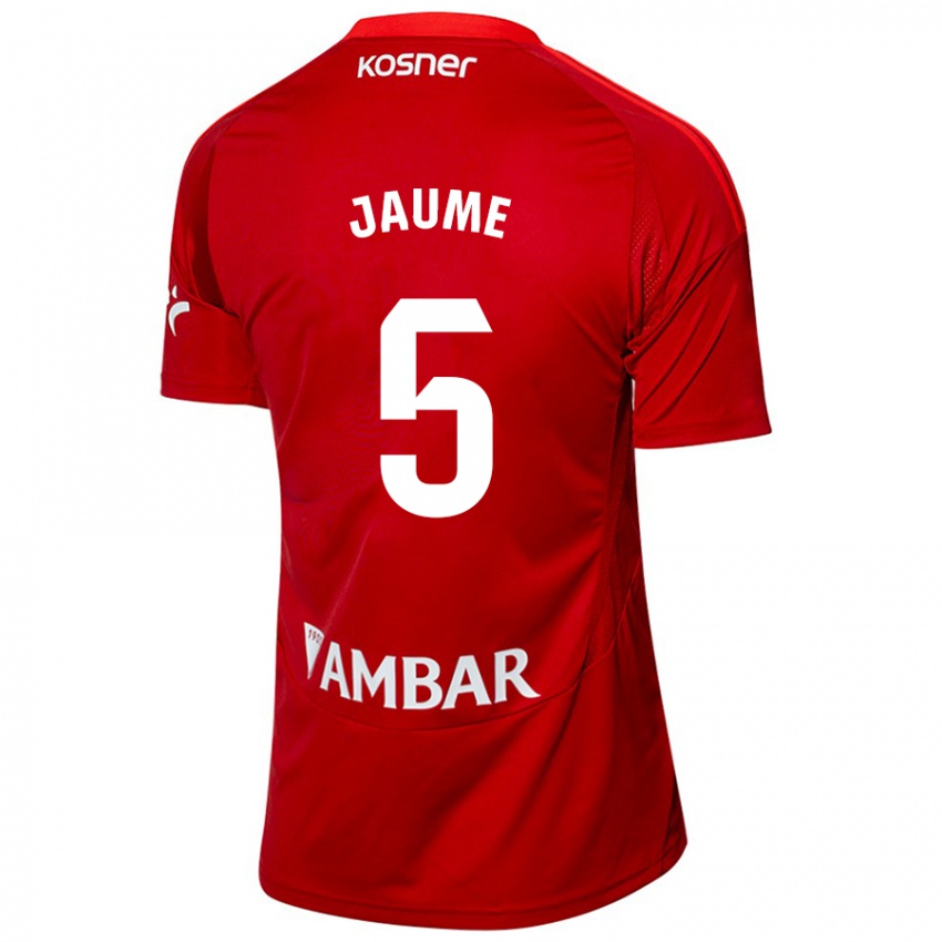 Kinder Jaume Grau #5 Weiß Blau Auswärtstrikot Trikot 2024/25 T-Shirt