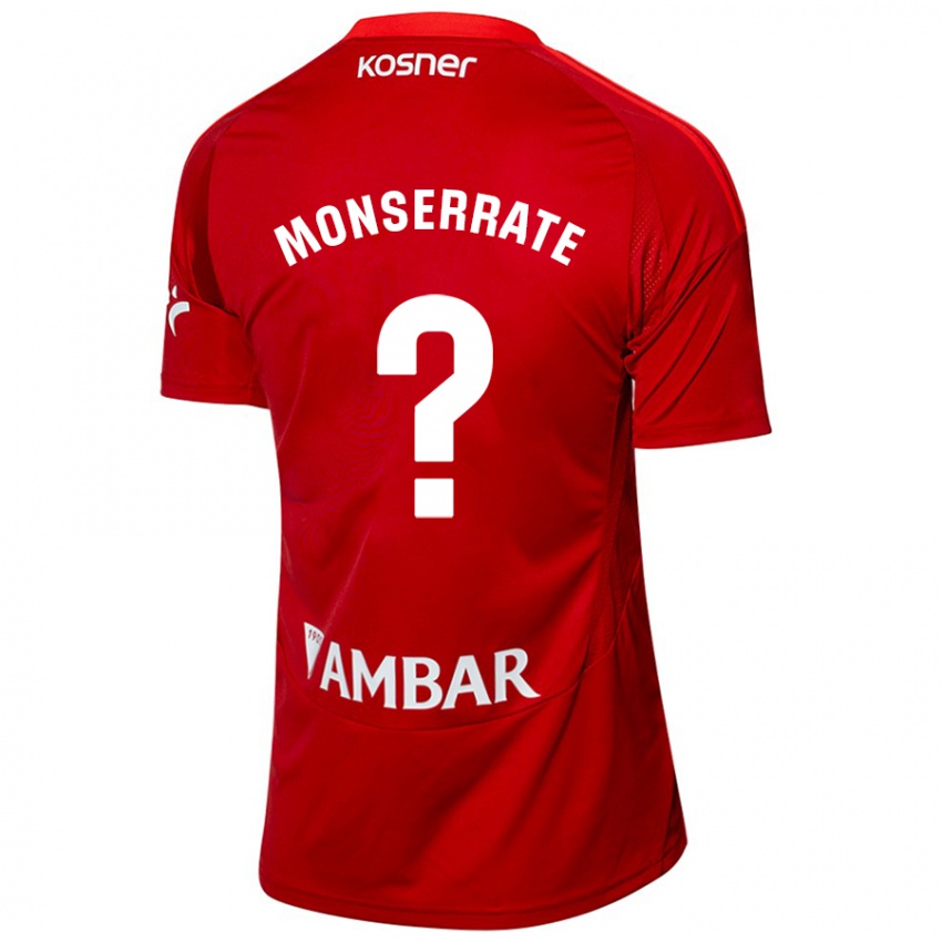 Kinder Jano Monserrate #0 Weiß Blau Auswärtstrikot Trikot 2024/25 T-Shirt