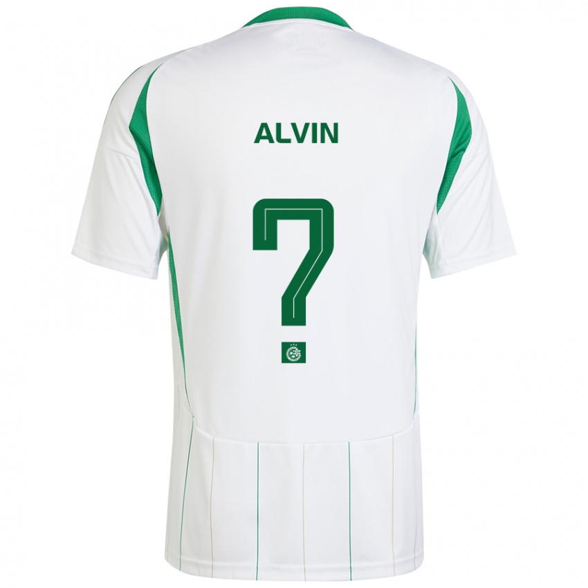 Kinder Glenn Alvin #0 Weiß Grün Auswärtstrikot Trikot 2024/25 T-Shirt