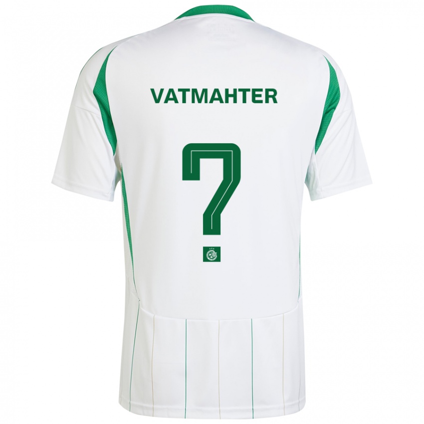 Kinder Liam Vatmahter #0 Weiß Grün Auswärtstrikot Trikot 2024/25 T-Shirt