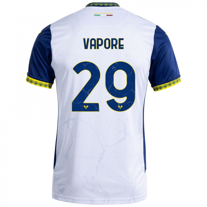 Kinder Angelo Vapore #29 Weiß Blau Auswärtstrikot Trikot 2024/25 T-Shirt