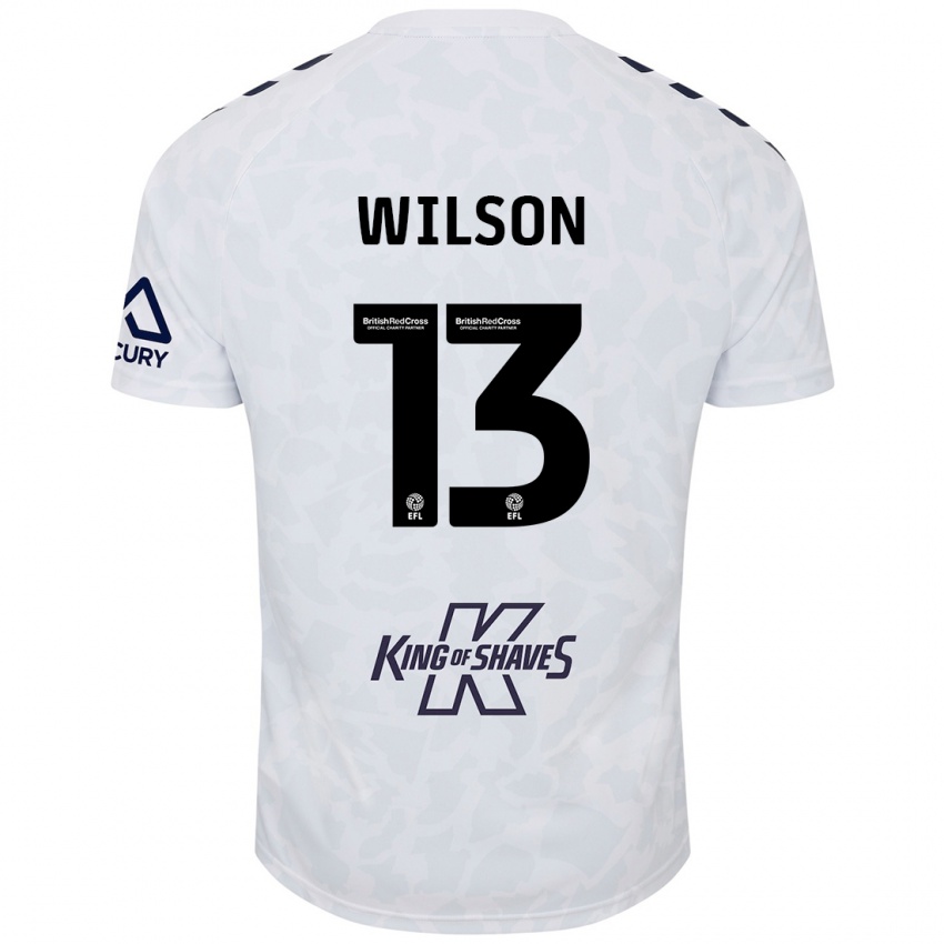 Kinder Ben Wilson #13 Weiß Auswärtstrikot Trikot 2024/25 T-Shirt