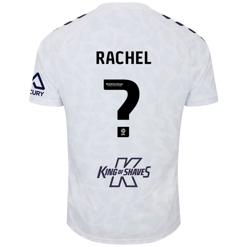 Kinder Daniel Rachel #0 Weiß Auswärtstrikot Trikot 2024/25 T-Shirt