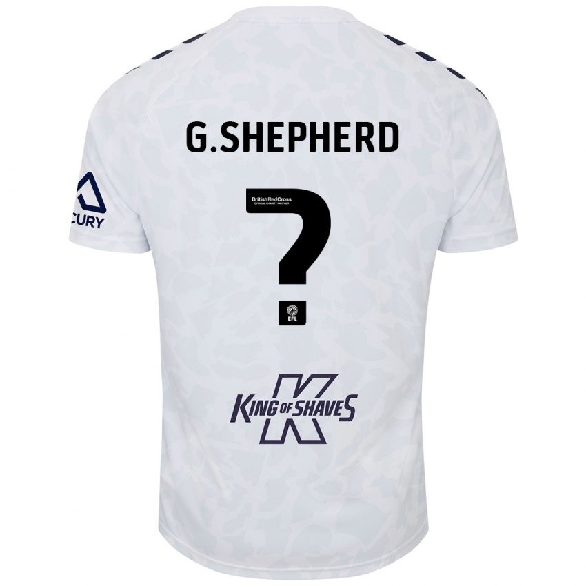 Kinder George Shepherd #0 Weiß Auswärtstrikot Trikot 2024/25 T-Shirt