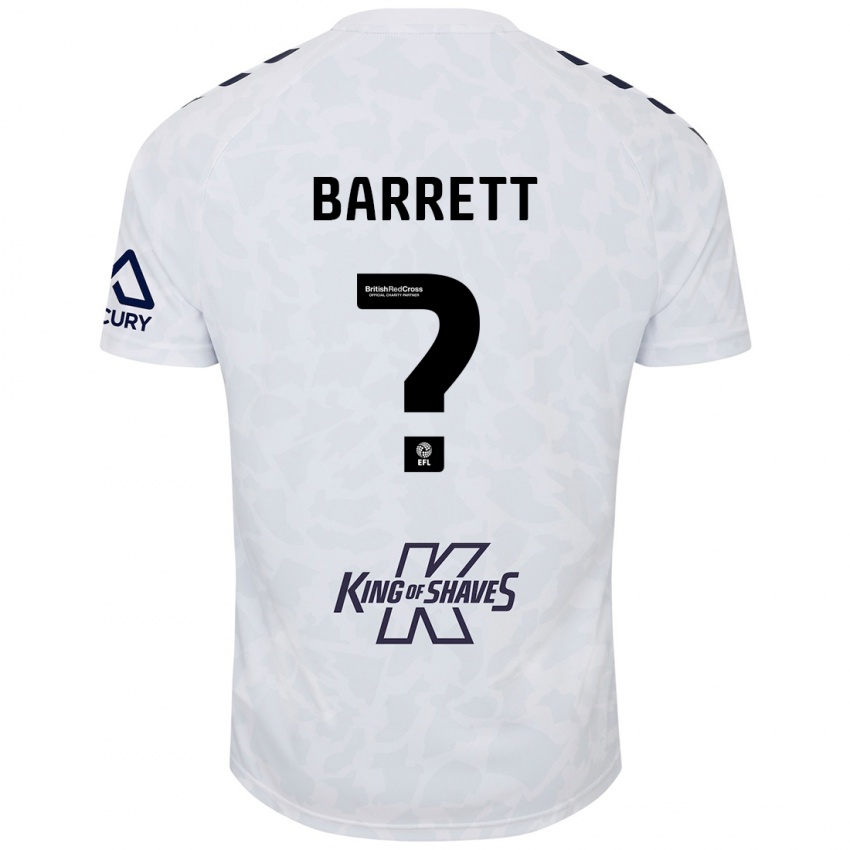 Kinder Marlow Barrett #0 Weiß Auswärtstrikot Trikot 2024/25 T-Shirt