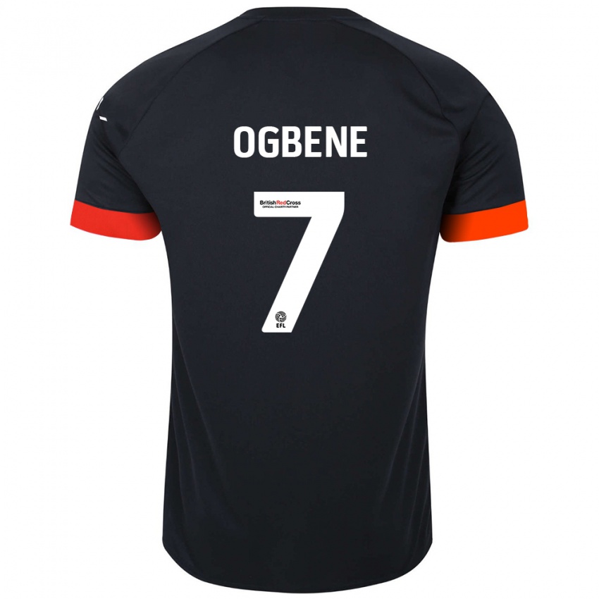 Kinder Chiedozie Ogbene #7 Schwarz Orange Auswärtstrikot Trikot 2024/25 T-Shirt