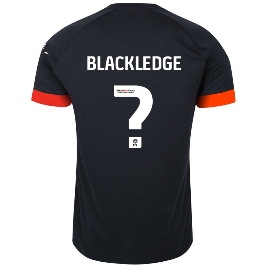 Kinder Henry Blackledge #0 Schwarz Orange Auswärtstrikot Trikot 2024/25 T-Shirt