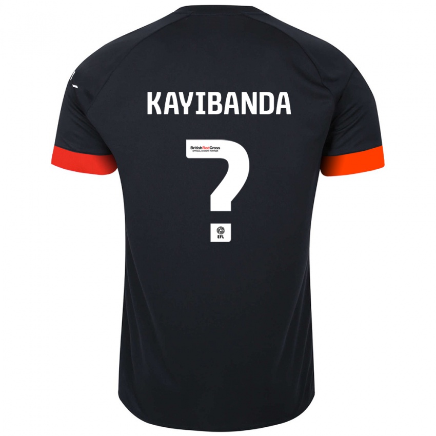 Kinder Claude Kayibanda #0 Schwarz Orange Auswärtstrikot Trikot 2024/25 T-Shirt