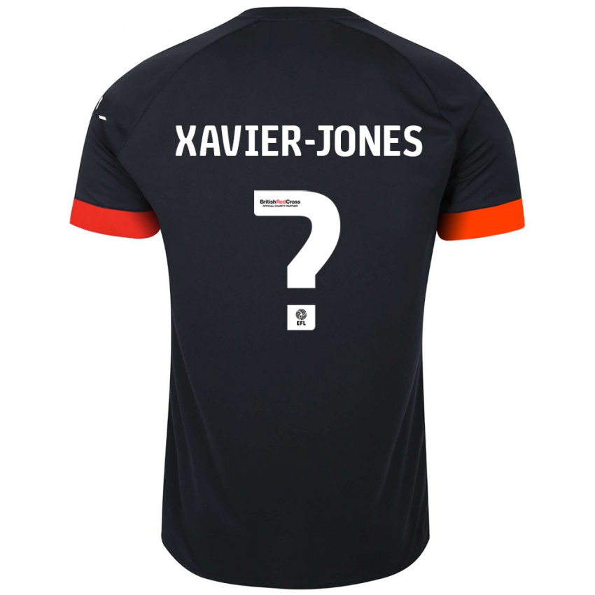 Kinder Tate Xavier-Jones #0 Schwarz Orange Auswärtstrikot Trikot 2024/25 T-Shirt