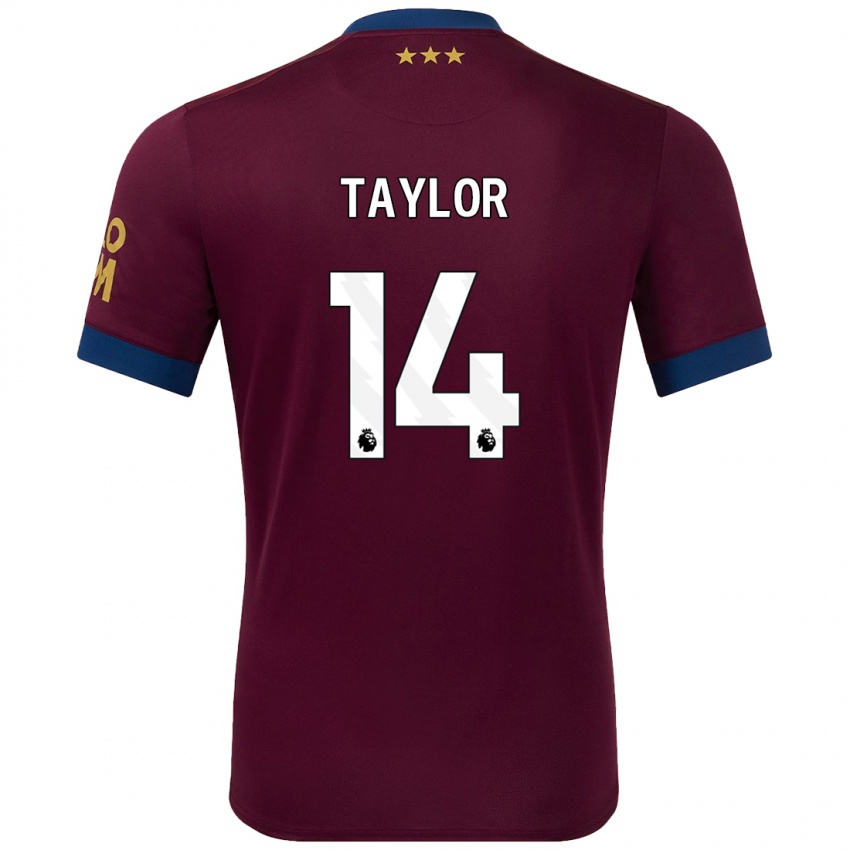 Kinder Jack Taylor #14 Braun Auswärtstrikot Trikot 2024/25 T-Shirt