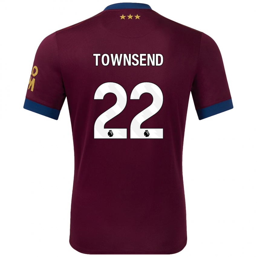 Kinder Conor Townsend #22 Braun Auswärtstrikot Trikot 2024/25 T-Shirt