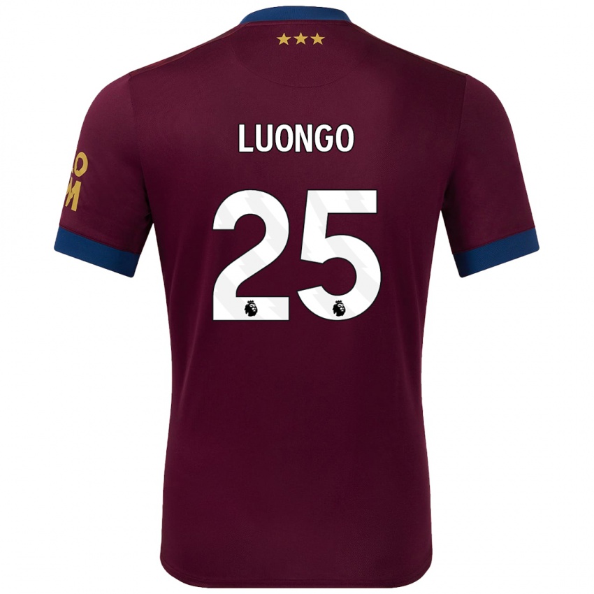 Kinder Massimo Luongo #25 Braun Auswärtstrikot Trikot 2024/25 T-Shirt