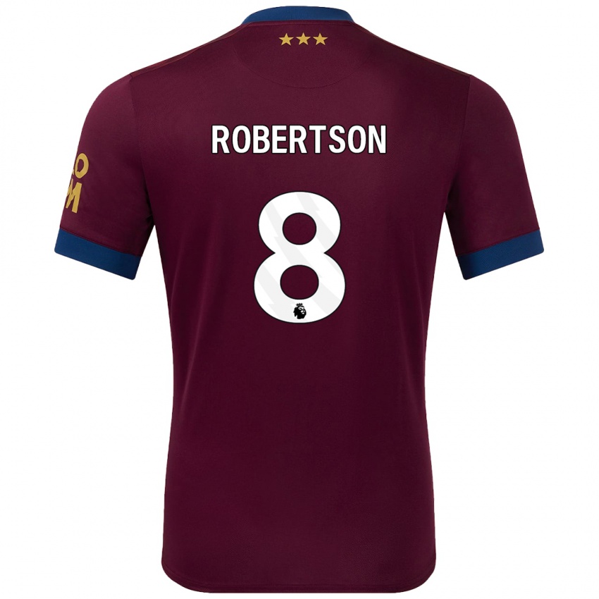 Kinder Kyra Robertson #8 Braun Auswärtstrikot Trikot 2024/25 T-Shirt