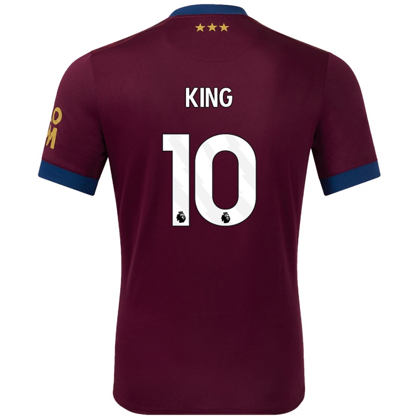 Kinder Eloise King #10 Braun Auswärtstrikot Trikot 2024/25 T-Shirt