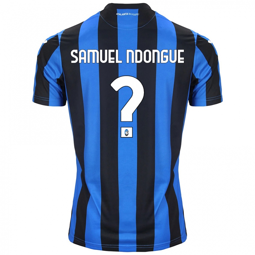 Herren Frederick Samuel Ndongue #0 Blau Schwarz Heimtrikot Trikot 2024/25 T-Shirt