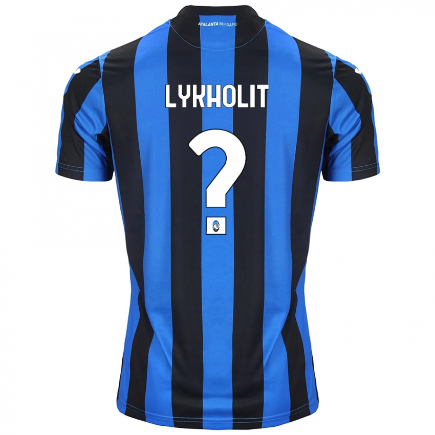 Herren Ivan Lykholit #0 Blau Schwarz Heimtrikot Trikot 2024/25 T-Shirt