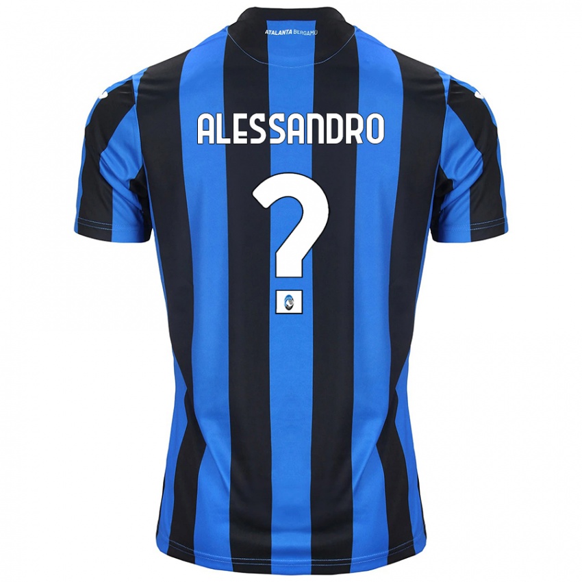 Herren Alessandro Rinaldi #0 Blau Schwarz Heimtrikot Trikot 2024/25 T-Shirt